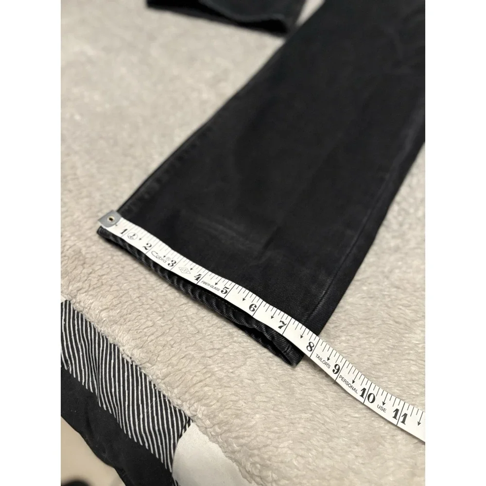 Levi's 501 Men's Straight Black Denim Jeans Size 34x30 Pants Button Fly